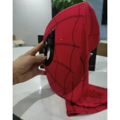 Mascara Spiderman Hovedbeklædning Cosplay Bevægelige Øjne Elektronisk Maske Spider Man 1:1 Fjernbetjening Elastisk