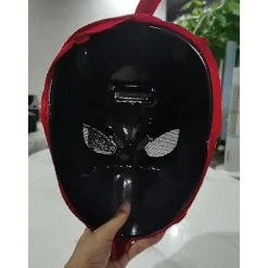 Mascara Spiderman Hovedbeklædning Cosplay Bevægelige Øjne Elektronisk Maske Spider Man 1:1 Fjernbetjening Elastisk