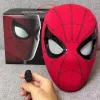 Mascara Spiderman Hovedbeklædning Cosplay Bevægelige Øjne Elektronisk Maske Spider Man 1:1 Fjernbetjening Elastisk