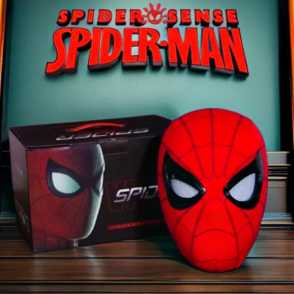 Mascara Spiderman Hovedbeklædning Cosplay Bevægelige Øjne Elektronisk Maske Spider Man 1:1 Fjernbetjening Elastisk Legetøj Til Voksne Børn Gave, CJY | Fyndiq