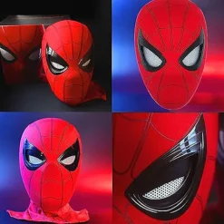 Mascara Spiderman Hovedbeklædning Cosplay Bevægelige Øjne Elektronisk Maske Spider Man 1:1 Fjernbetjening Elastisk Legetøj Til Voksne Børn Gave, CJY | Fyndiq