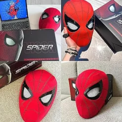 Mascara Spiderman Hovedbeklædning Cosplay Bevægelige Øjne Elektronisk Maske Spider Man 1:1 Fjernbetjening Elastisk Legetøj Til Voksne Børn Gave, CJY | Fyndiq