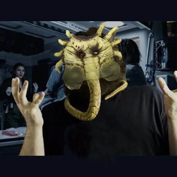 Maske Legetøj Ansigt Alien Latex Masker Cosplay Kostume Halloween Pa,ZQKLA