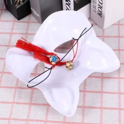 Maske Plast Kat Festmaske Kvaster Perler Japansk Cosplay-XM2-