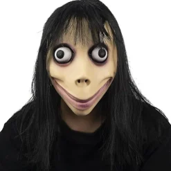 Maske til fest, rædsel, latex, helhovedmaske—yux