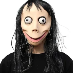 Maske til fest, rædsel, latex, helhovedmaske—yux