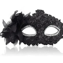 Maske til kvinder - Venetianske masker - Julemasker - Kvindeblomster - Halvmaske - Øjenmaske - Cosplay - Blondermaske