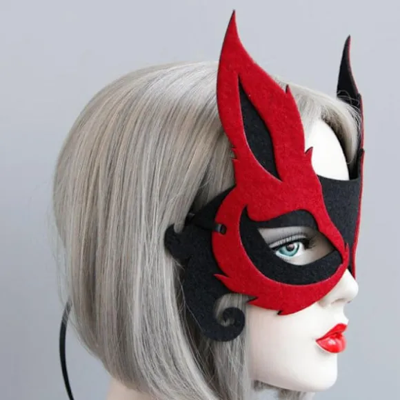 Maske til kvinder til karneval, dansefest, halvmaske H