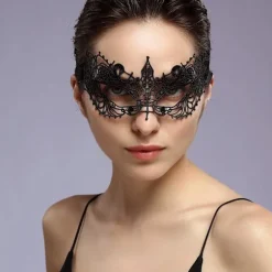 Maske Ulv Kvinde blonde (Maske A)