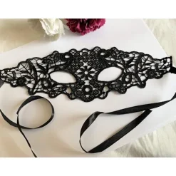 Maskebal Maske til Kvinder Blonde Øjenmaske til Halloween Kostumefest