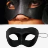 Maskebal Maske Til Mænd Sort, Halloween Venetiansk Voksen Maskebal Masker, Sort Mardi Gras Maske