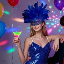 Maskerade maske - Karneval og Halloween hovedbeklædning til kvinder - Maskeradefesttilbehør