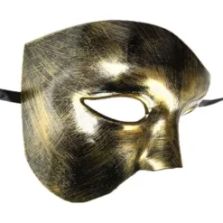 Maskerademaske Retro Opera Fantom Enøjet Halvmaske Kostume