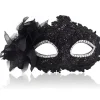Maskerademaske til kvinder - Venetianske masker - Julemasker - Blomster