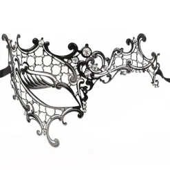 Maskerademaske til kvinder Metal Venetiansk Cosplay Maskerade Maskeret Ball Fancy Party