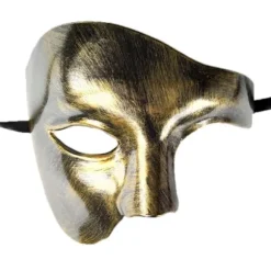 Masquerade Maske Retro Opera Phantom Et Øje Halv Ansigt Kostume