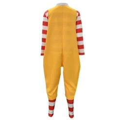 McDonald Cosplay Kostume Ronald Maskerade Sutra Klovnekarakter Voksen Halloweenfest Sjovt Kostume Scenetøj Paryk L -F10 L,CJY L en-US