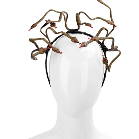 Medusa Cosplay Kostume Hovedbånd Halloween Slange Hovedbånd Cosplay