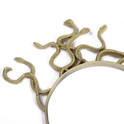 Medusa Slange Kostume Hovedbøjle halloween Medusa Hovedbøjle Medusa Cosplay Krone Black S