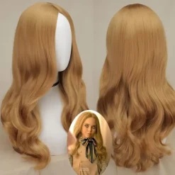 Megan Cosplay Paryk Kostumeparykker til kvinder piger Halloweenfest -,CJY 60cm