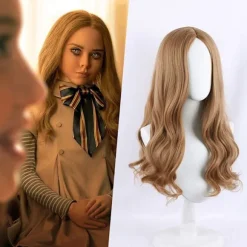 Megan Cosplay Paryk Kostume Parykker til Kvinder Piger Halloween Fest -,CJY 60cm