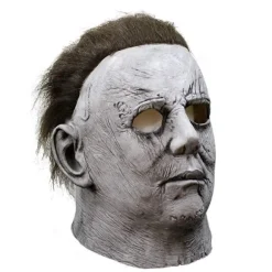 Michael Myers Halloween Maske, Skræmmende Latex Horrormasker til Voksne