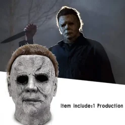 Michael Myers Halloween Masker Kostym Cosplay Latex