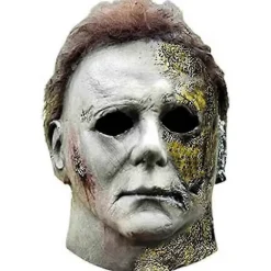 Michael Myers Horror Latex Maske Deluxe Latex Hovedbeklædning Fest Kostume Karneval B