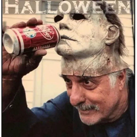 Mingqing Halloween Michael Myers Maske, Halloween Latex Horror Scary Masker til Cosplay Kostume