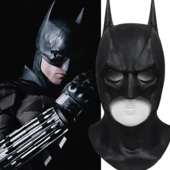 Mænd Batman Maske Halloween Fest Cosplay Kostume Prop Hovedbeklædning