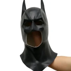 Mænd Batman Maske Halloween Fest Cosplay Kostume Prop Hovedbeklædning[GPA]