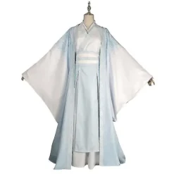 Mo Dao Zu Shi Cosplay Kostumesæt med Hanfu og Paryk Muligheder, CJY