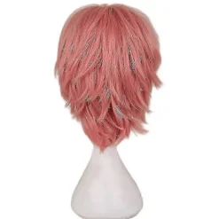 Mode Kort Glat Cosplay Kostume Paryk Til Mænd rouge powder