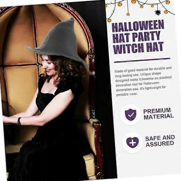 Moderne Fåreuld Halloween Party Heksehat AU Heksehat Lavet Af Tibetan youth