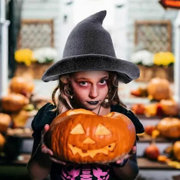 Moderne Fåreuld Halloween Party Heksehat AU Heksehat Lavet Af Tibetan youth