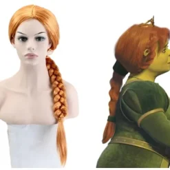 Monster Shrek COS Prinsesse Fiona Prinsesse Fiona Anime Paryk Cosplay Cos Parykker