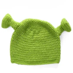 Monster Shrek Vinter Strikket Beanie Hat Nyhed Uld Sjov Kasket Jul
