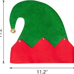 Moon Boat 3-pak Jule-nisse Filt Hat - Jingle Bells Julefest Kostume Gaver Tilbehør