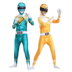 Morphsuits Power Ranger Kostume Voksen, Power Rangers Kostume Voksen Mænd, Power Ranger Kostume Voksen Kvinde Dino Rangers Tyrannosaurus Kejser yellow Height 120cm | Fyndiq