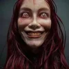 Movehii Halloween Latexmaske, realistisk uhyggeligt Halloween-kostumetilbehør til Halloweenfest Karneval Cosplay-rekvisitter-FX-