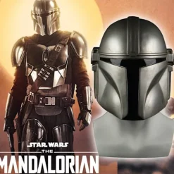 Movie Star Wars The Mandalorian Maske Cosplay Hjelme PVC Masker - Perfekt