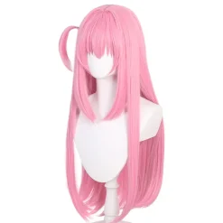 Mu Fei Gotō Ichiri cosplay paryk, pinkt langt hår Lonely rock