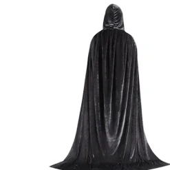 Mub- Factory OEM Tilpasset Cosplay Hætte Kappe Lang Fløjl Kappe Vampyr Halloween Kostume 4 150cm