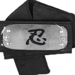 Naruto pandebånd med metal cosplay tilbehør, 4 stk. Four-Piece Set