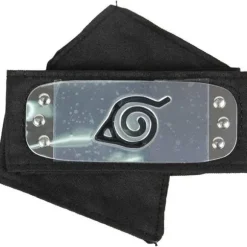 Naruto pandebånd med metalbelagte cosplay-tilbehør, 4 stk.