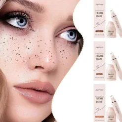 Naturlig fregnepen til realistisk makeup Nem påføring Langtidsholdbar hurtigtørrende formel Alle hudtyper (mørkebrun)