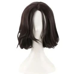 Naturlig paryk til John Wick Cosplay paryk Sort kort bølget hår parykker
