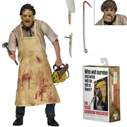 NECA Motorsavsmassakren Leatherface 40-års jubilæumsudgave Dukke Model-FA-