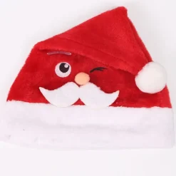 Nissehue Julehue Jul Nisse Julefest Dress up - Blinkende julemand Red