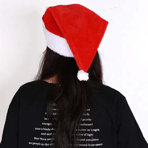 Nissehue Julehue Jul Nisse Julefest Dress up - Blinkende julemand Red